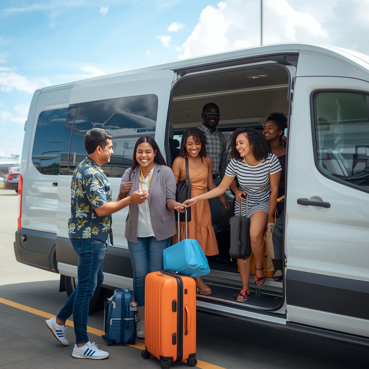 Reliable airport shuttle pickup at Wellington International